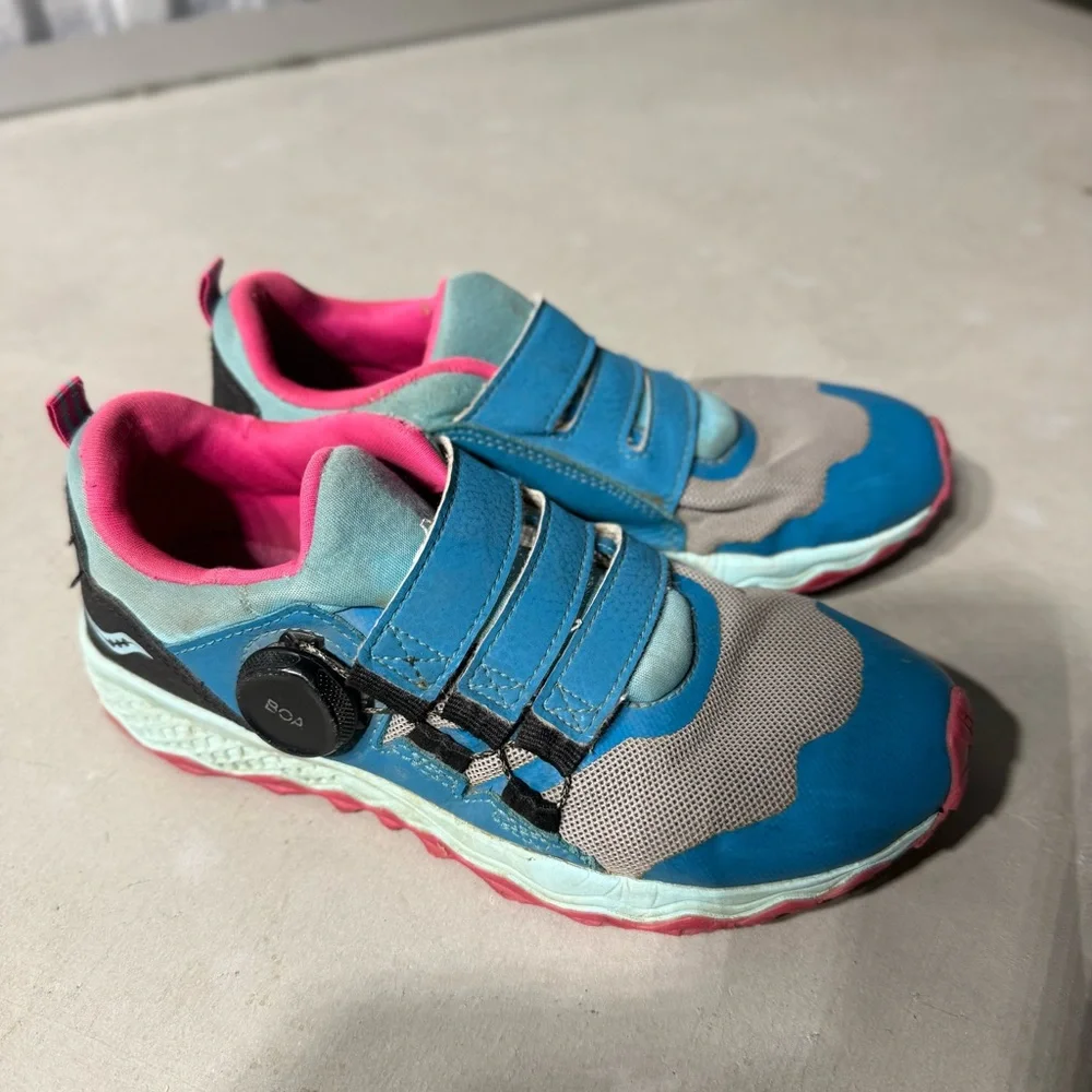 Saucony Peregrine 12 Shield BOA Kids Sneaker Shoes